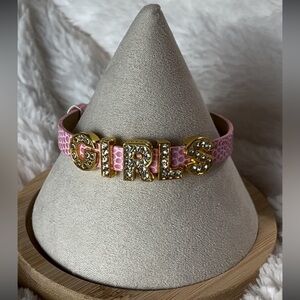 💫Leather Slide Wristbands. Rhinestone Slide Charms.